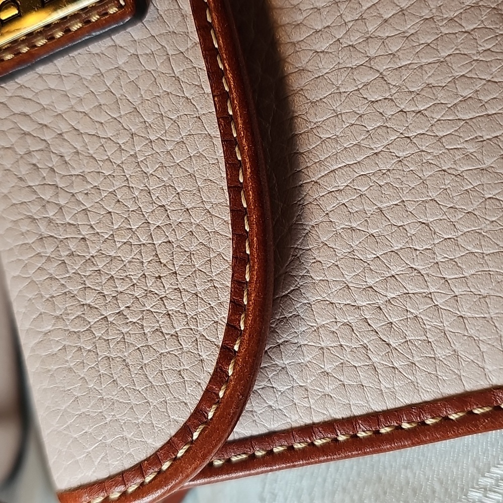 Dooney & Bourke Brielle Blush Pink Pebble Leather Satchel With Wallet - Picture 4 of 15